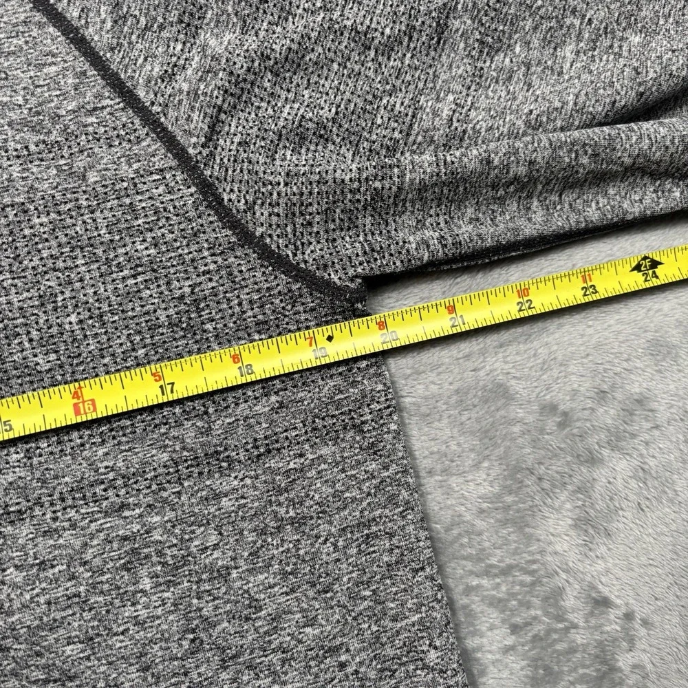 Rhone Celliant Seamless Quarter Zip Performance Stretch Pullover Mens Large Grey